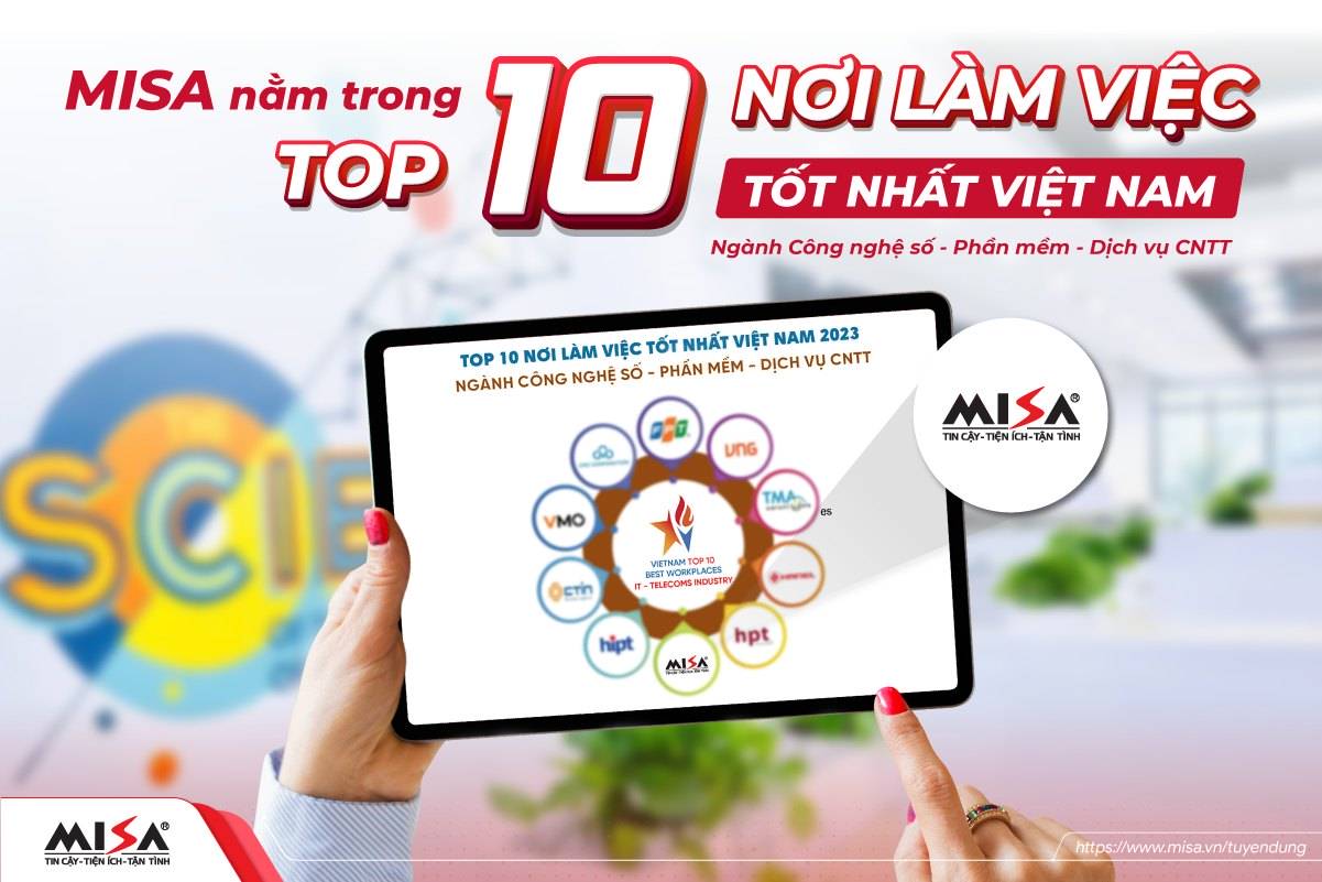 MISA Jointstock Company tuyển dụng - Tìm việc mới nhất, lương thưởng hấp dẫn.